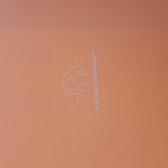 Drunk Elephant Orange Tambourine  Large Cardboard Box New - Picture 2 of 12